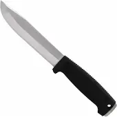 Morakniv Mörkret 14557 Satin 14C28N, Pitch Black PolyproStifte, Survivalmesser