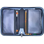 Herlitz Schüleretui 31 teilig Tech Mech, 31 Stück(e), Blau, Dunkelblau, Polyester, Abbildung, 205 mm, 38 mm