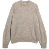 Armedangels MOHAIR-MIX STRICKPULLOVER | Mohair-Woll-Mix - beige (XL)