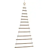 Syfax Hängender Weihnachtsbaum mit Sternspitze 86x180 cm Naturzweig