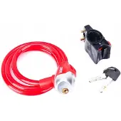 Romet SL576 Fahrradschloss Kabel Länge 100cm Rot