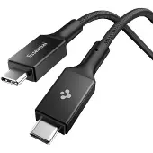 Spigen EB10015CC, 1,5 m, USB C, USB C, USB 3.2 Gen 1 (3.1 Gen 1), 5 Gbit/s, Schwarz
