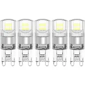 Modee Lighting G9 LED-Kapsellampe 1,9W 200lm 4000K neutralweiß 5 Stück