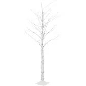 Syfax LED-Birke Warmweiß 128 LEDs 220 cm