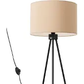 Sollux Stehleuchte NEVIA beige 1xE27 15W Gewebe/PVC/Stahl 135x40x40cm