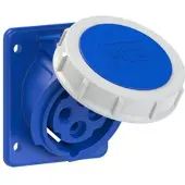 Pce 4142-9f87 CEE-Anbausteckdose schräg (75x85mm) 16A 4p 9h IP67 41429f87