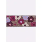 HEINE Fußmatte "Fußmatte Fußmatte 1", braun (taupe, beere, gemustert), B:50cm Ø:0cm, Teppiche, Fußmatte