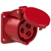 Pce 313-9f9 CEE-Anbausteckdose gerade (54x60mm) 16A 3p 9h IP44/IP54 3139f9