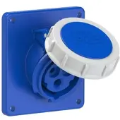 Pce 4132-6 CEE-Anbausteckdose schräg (92x100mm) 16A 3p 6h IP67 41326