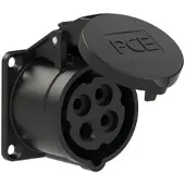 Pce 314-7f6 CEE-Anbausteckdose gerade (60x60mm) 16A 4p 7h IP44/IP54 3147f6