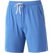 Witt Weiden Schlafanzug WITT "Hose kurz Hose kurz", Herren, Gr. 48, blau (mittelblau), Homewear-Sets Schlafanzug