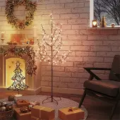 The Living Store LED-Baum Kirschblüte Warmweiß 84 LEDs 120 cm