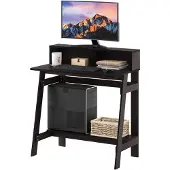 Dripio A-Frame Computertisch, dunkle Walnuss-Optik, 80,3x90,4x45,5 cm
