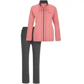 Witt Hausanzug "Hausanzug Hausanzug", Damen, Gr. 22/23, rosa (flamingo, anthrazit), Basic, Homewear-Sets Hausanzug