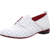 Simen Schnürhalbschuhe in weiss/weiss kombi, Gr. 37
