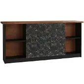 JVmoebel Elegantes Sideboard Modernes Design Schwarz Minimalistischer Stil