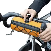 RockBros Fahrradtasche, 1,5 Liter Fassungsvermögen - Wasserabweisend - Reflektierend