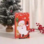 Euro Trade 12er Set Adventskalender Papiertüten mit Aufklebern für Geschenke