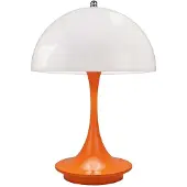 Avizar , LED-Pilzlampe USB-C touch für Schreibtisch, Orange