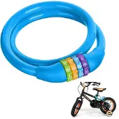 Generisch Fahrradschloss für Kinder, 4-stellig – 60 cm – Blau