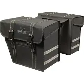 Greenlands Doppelter Fahrradtaschen - 600D - Schwarz