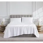 OEM 4-tlg. Bettwäsche-Set King 100% ägypt. Baumwolle 1000 Fäden Arctic White