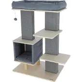Kerbl Noah IV, Katzenkratzbaum, Freistehend, Grau, 750 mm, 500 mm, 1140 mm