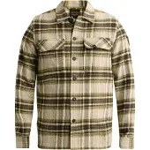 PME Legend Overshirt Brushed Check Loden Green