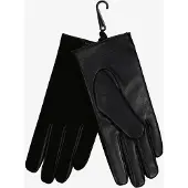 Gant für Damen. 4930079 Schwarze Lederhandschuhe (M), Klassisch