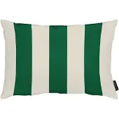 Apelt Dekokissen "Stripe", grün (grün, natur, bedruckt gestreift), B:45cm H:10cm L:35cm, Polyester, Dekokissen_Sitzkissen_Kissenhüllen, Dekokissen, inclusive Soft-Kissenfüllung 100% PES
