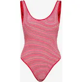 Seafolly - Clubhouse Retro One Piece - Badeanzug Gr 36 rosa/rot