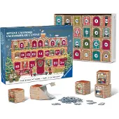 Generisch Puzzle-Adventskalender mit 24 Teilen, Größe 56 Teile – Weihnachten zu Hause
