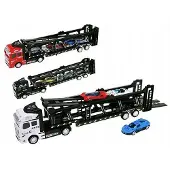 Hipo Autotransporter mit 3 Sportwagen Spielzeug für Kinder