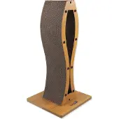 STREFA Epic Pet Kratzbaum in Fischform mit Spielzeug 30x30x62