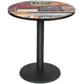 Sonstiges Esszimmertisch 60 x 60 x 72 cm MDF Holzplatte Eisenbeine