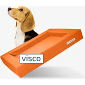 Merkloos Waschbares Hundebett mit Visco-Kissen XL Orange