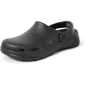A. Essentials Uni-Adult Leichte Garten-Clogs, Schwarz, 34/35 EU