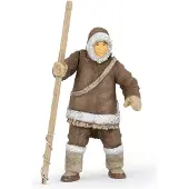 Papo Inuit Spielfigur, naturgetreu & handbemalt, mit Bewegungsmöglichkeiten, 120x95x88 mm