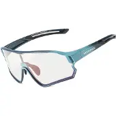 RockBros Polarisierte Fahrradbrille für Kinder von 8-14 Jahren UV400 - blau