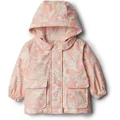 A. Essentials x Sofia Grainge Baby Mädchen Wasserabweisende Regenjacke, Pfirsich