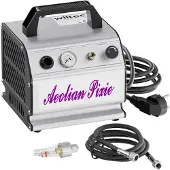 Wiltec Airbrush Kompressor AS176 kompakt Airbrushkompressor 3 bar Einzylinder