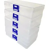 OEM Aufbewahrungsbox, abschließbares Design, transparente Eigenschaft, 5pcs