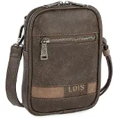 Lois - Men's Leather Crossbody Messenger Bag Stylish Herrentasche Umhängen Leder