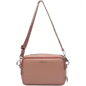 Mandarina Duck Mellow Leder Camera Case, Damen, Winter Rose