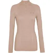 Falke Langarmshirt "Langarmshirt", Kinder, Gr. XS, beige (straw (4700)), Shirts Langarmshirt