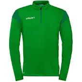 Uhlsport Trainingspullover "1/4 ZIP TOP Squad 27 Kids", Kinder, Gr. 152, grün (grün, lagune), Obermaterial: 100% Polyester Pol. recyc.., Pullover Trainingspullover