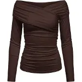 Object Crossover-detail Off Shoulder Top