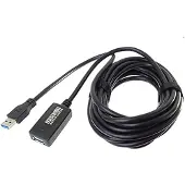 PremiumCord USB 3.0, A/M-A/F, 5m, 3.0 (3.1 Gen 1), USB A, USB A, Männlich/weiblich, Schwarz