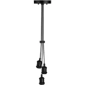 Luxula LED Pendelleuchte schwarz