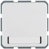 Hager WWS1114PW Steckdose SCHUKO mit Klappd. u. Beschriftungsfeld WG Up IP44, polarweiß glänzend